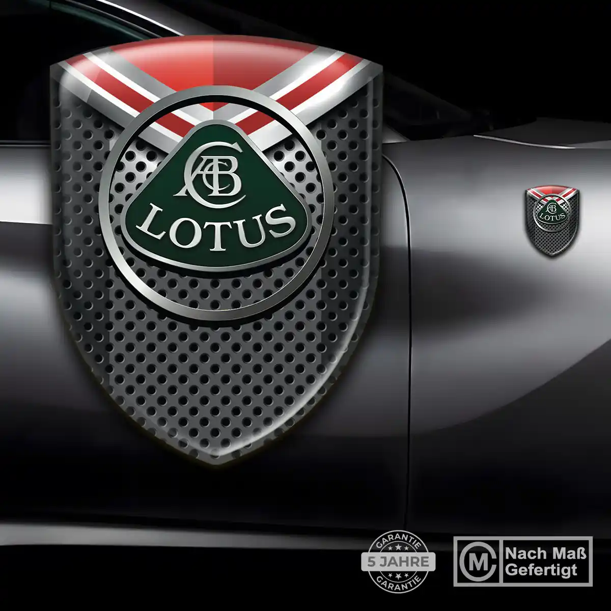 Lotus 3D Gel Aufkleber Modernes Design