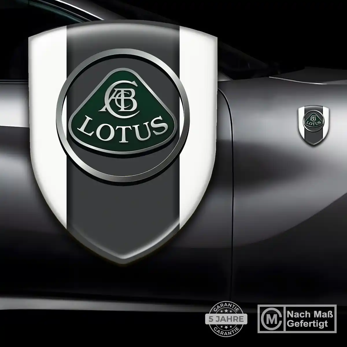 Lotus 3D Gel Aufkleber Premium-Edition