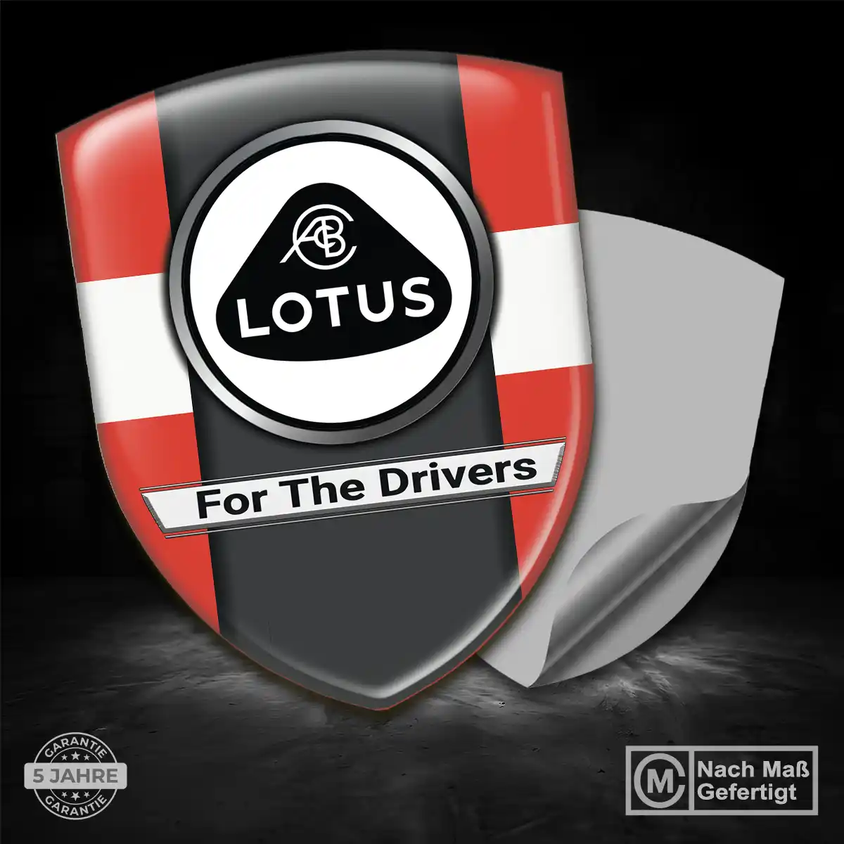 Lotus 3D Gel Aufkleber Premiumqualität