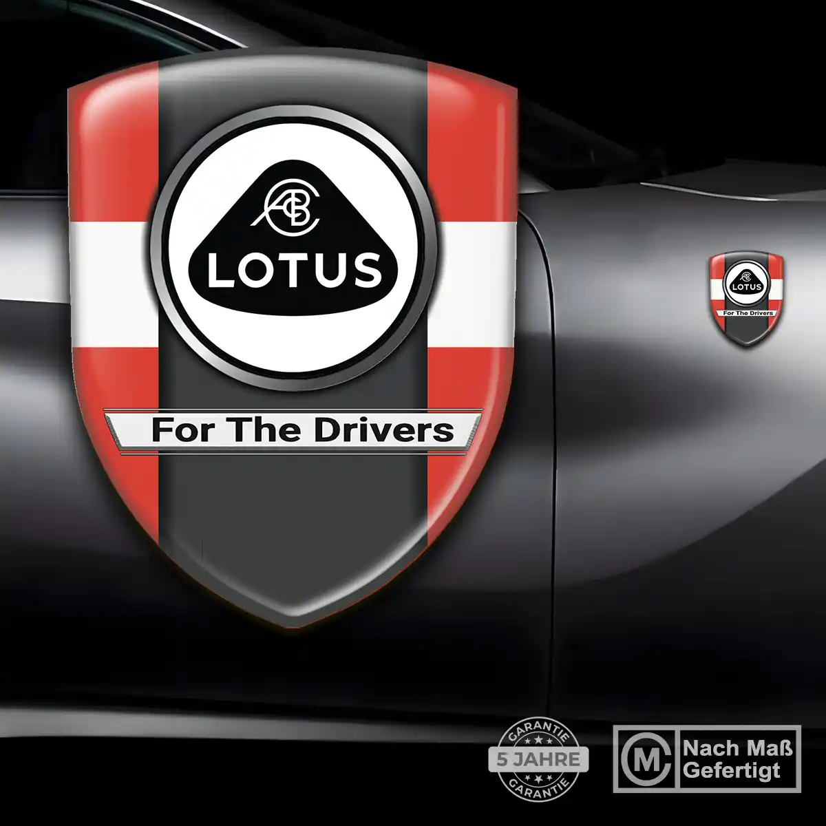 Lotus 3D Gel Aufkleber Premiumqualität