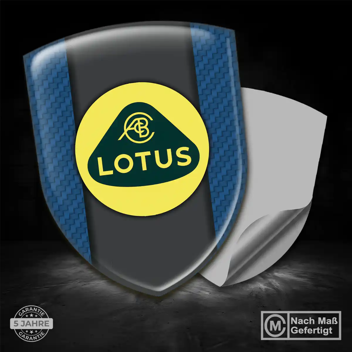 Lotus 3D Gel Aufkleber Silikon Auto Edles Design