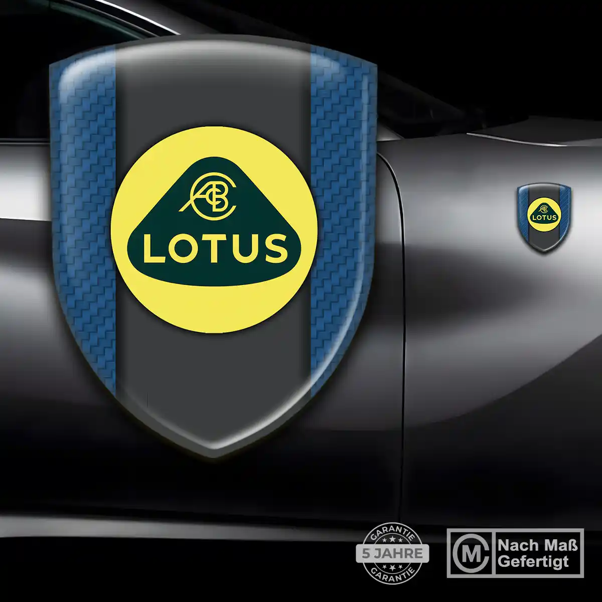 Lotus 3D Gel Aufkleber Silikon Auto Edles Design