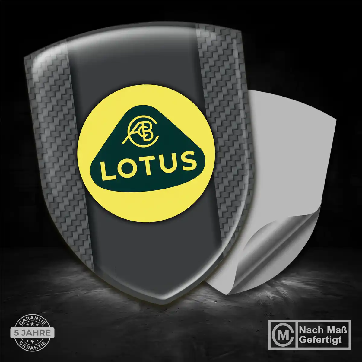 Lotus 3D Gel Aufkleber Silikon Auto Elegantes Design