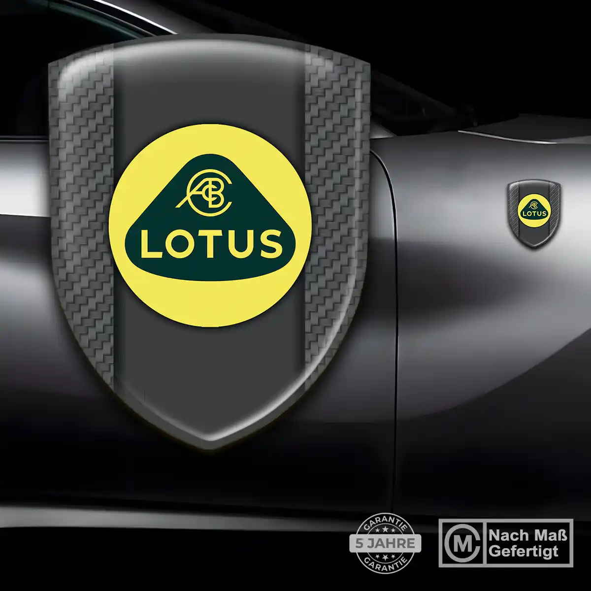 Lotus 3D Gel Aufkleber Silikon Auto Elegantes Design