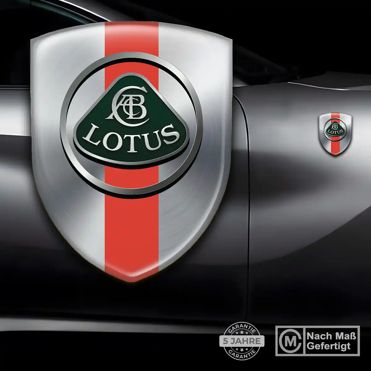 Lotus 3D Gel Aufkleber Silikon Auto Exterieurdesign