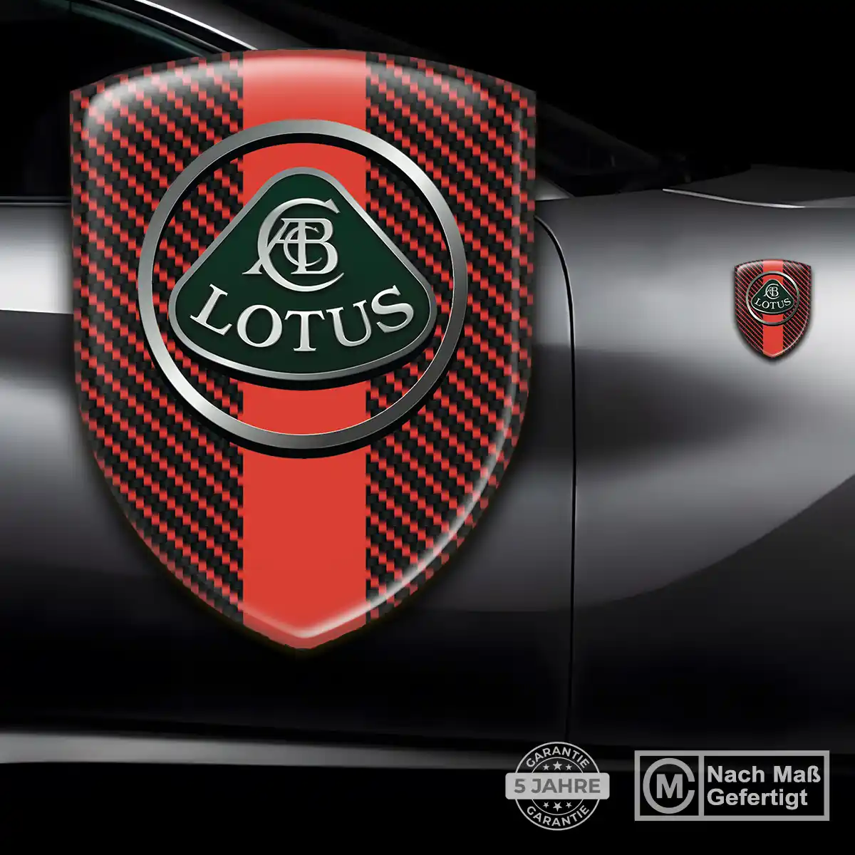 Lotus 3D Gel Aufkleber Silikon Auto Hochwertiges Harz