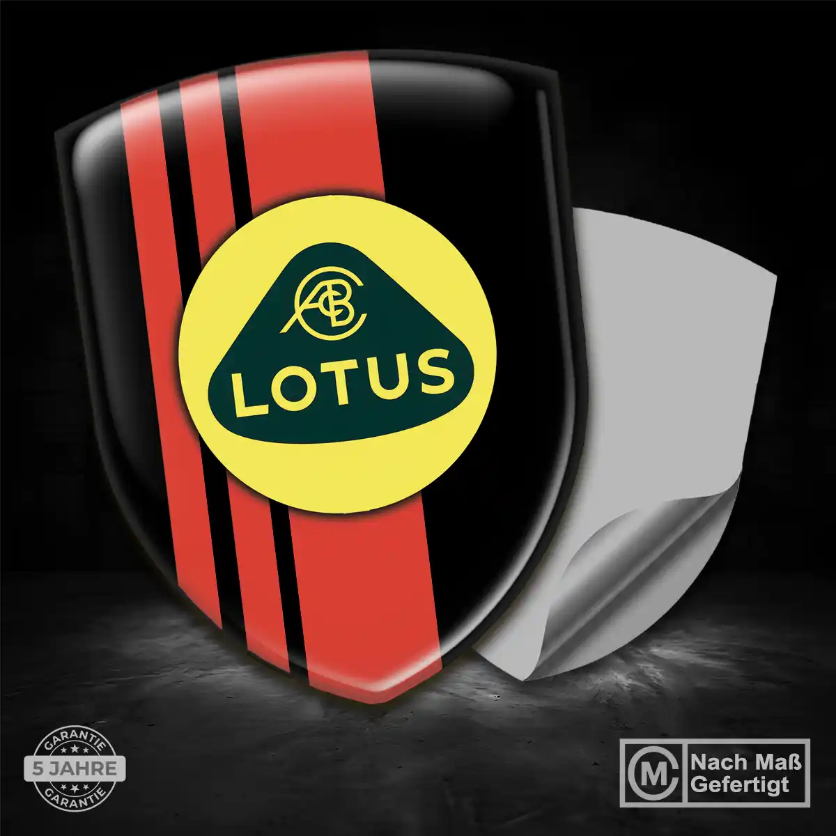 Lotus 3D Gel Aufkleber Silikon Auto Hohe Qualität