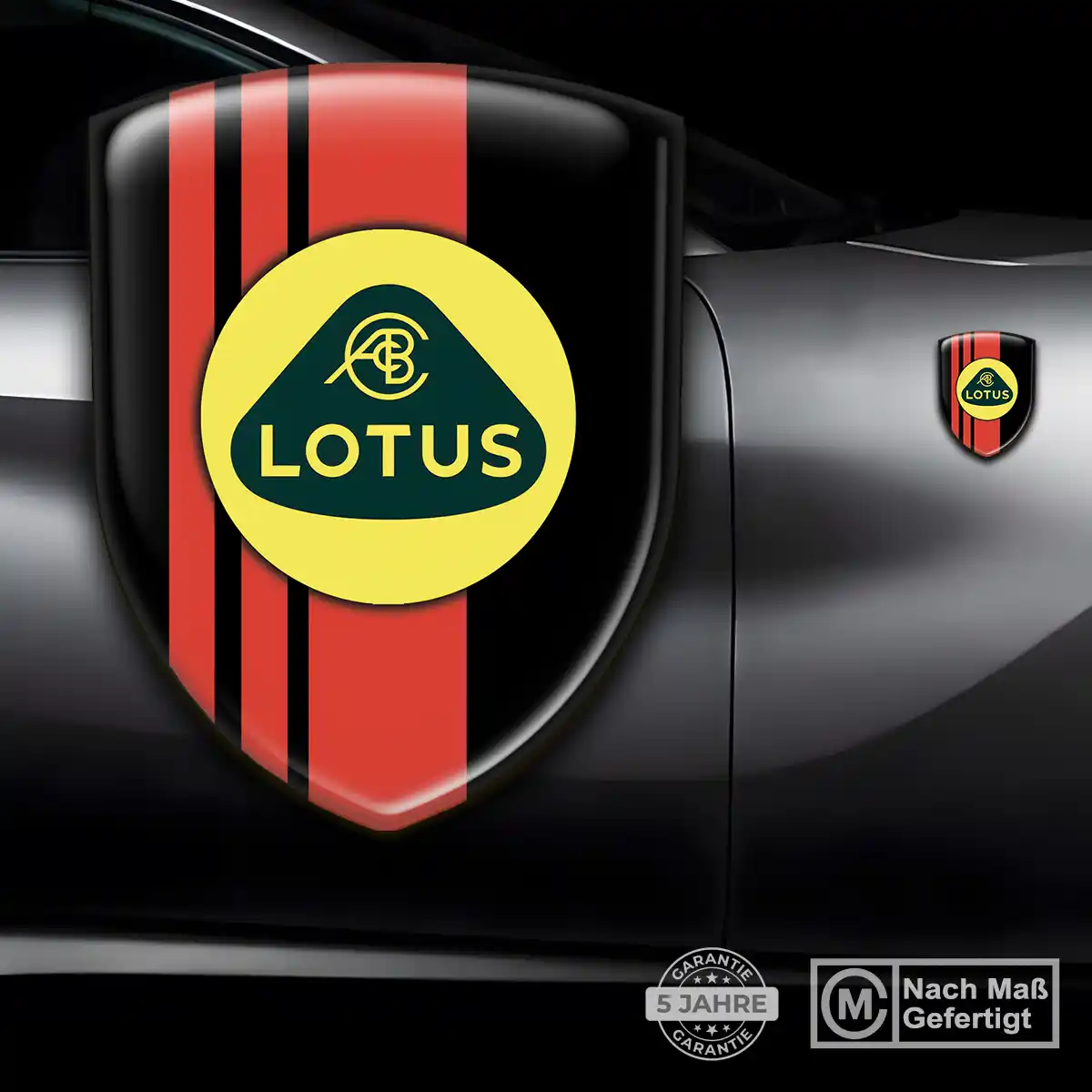 Lotus 3D Gel Aufkleber Silikon Auto Hohe Qualität