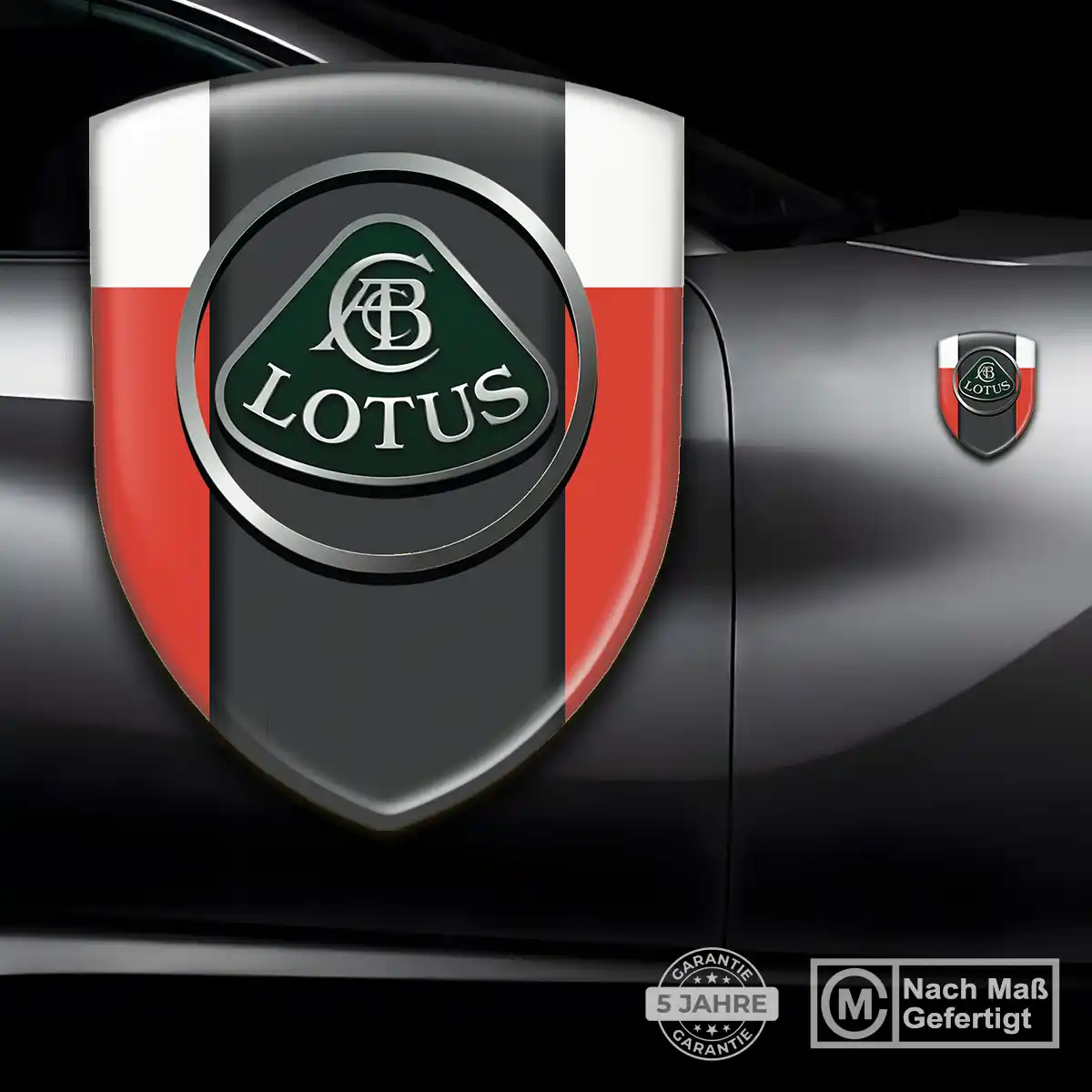Lotus 3D Gel Aufkleber Silikon Auto Interieurdesign
