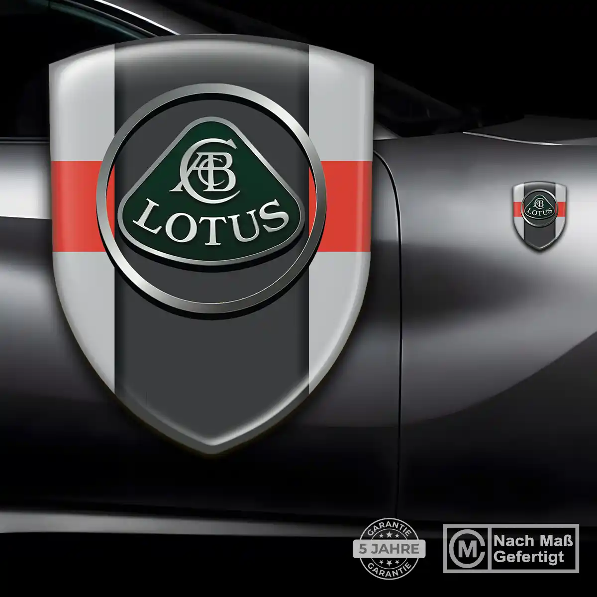 Lotus 3D Gel Aufkleber Silikon Auto Markenedition