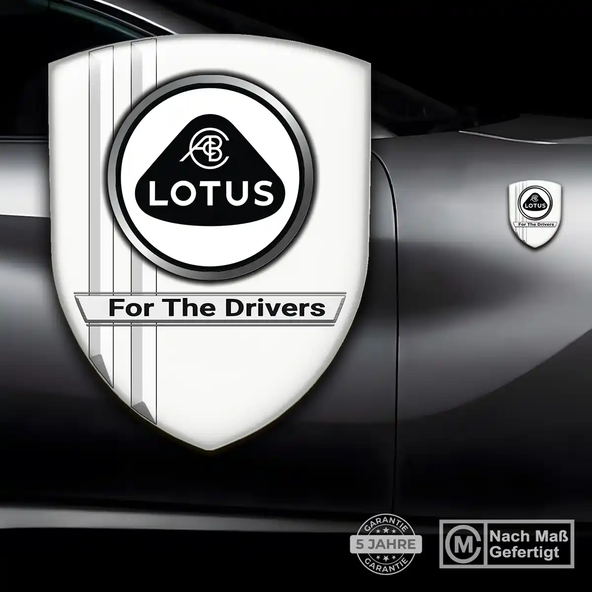 Lotus 3D Gel Aufkleber Silikon Auto Modernes Design