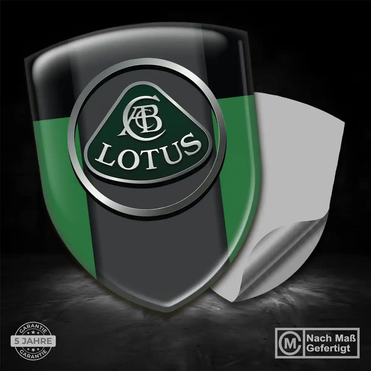 Lotus 3D Gel Aufkleber Silikon Auto Premiumqualität