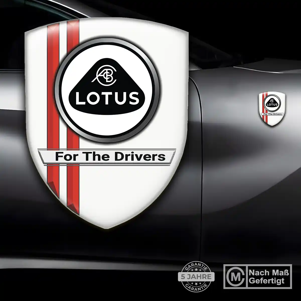 Lotus 3D Gel Aufkleber Silikon Auto Stilvolles Design