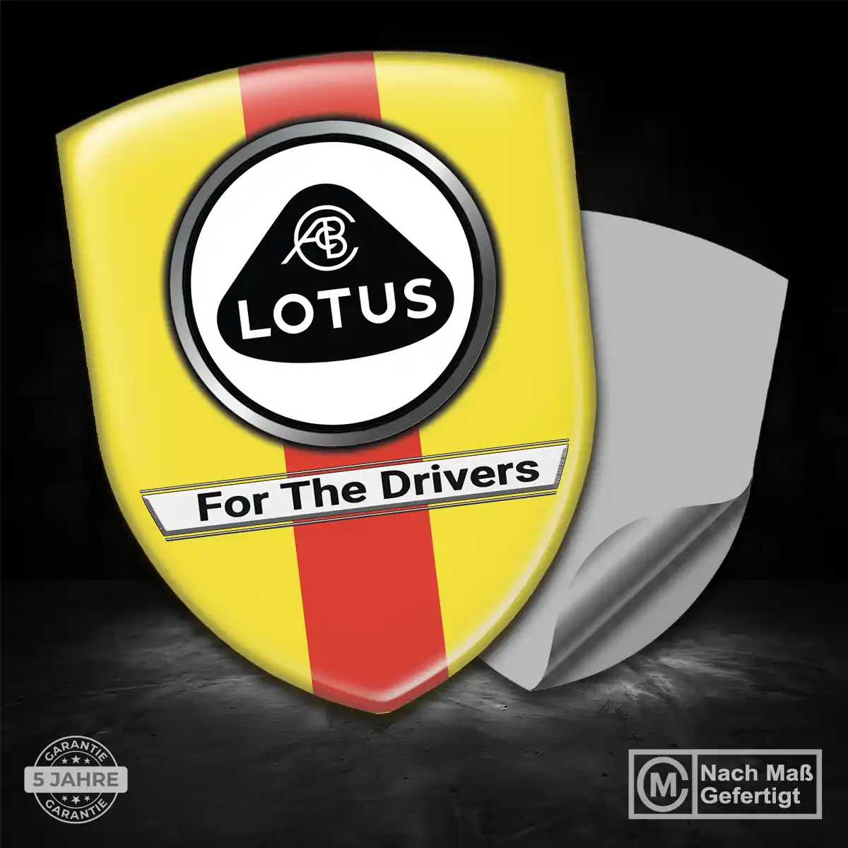 Lotus 3D Gel Aufkleber Silikon Auto Tuningfahrzeug
