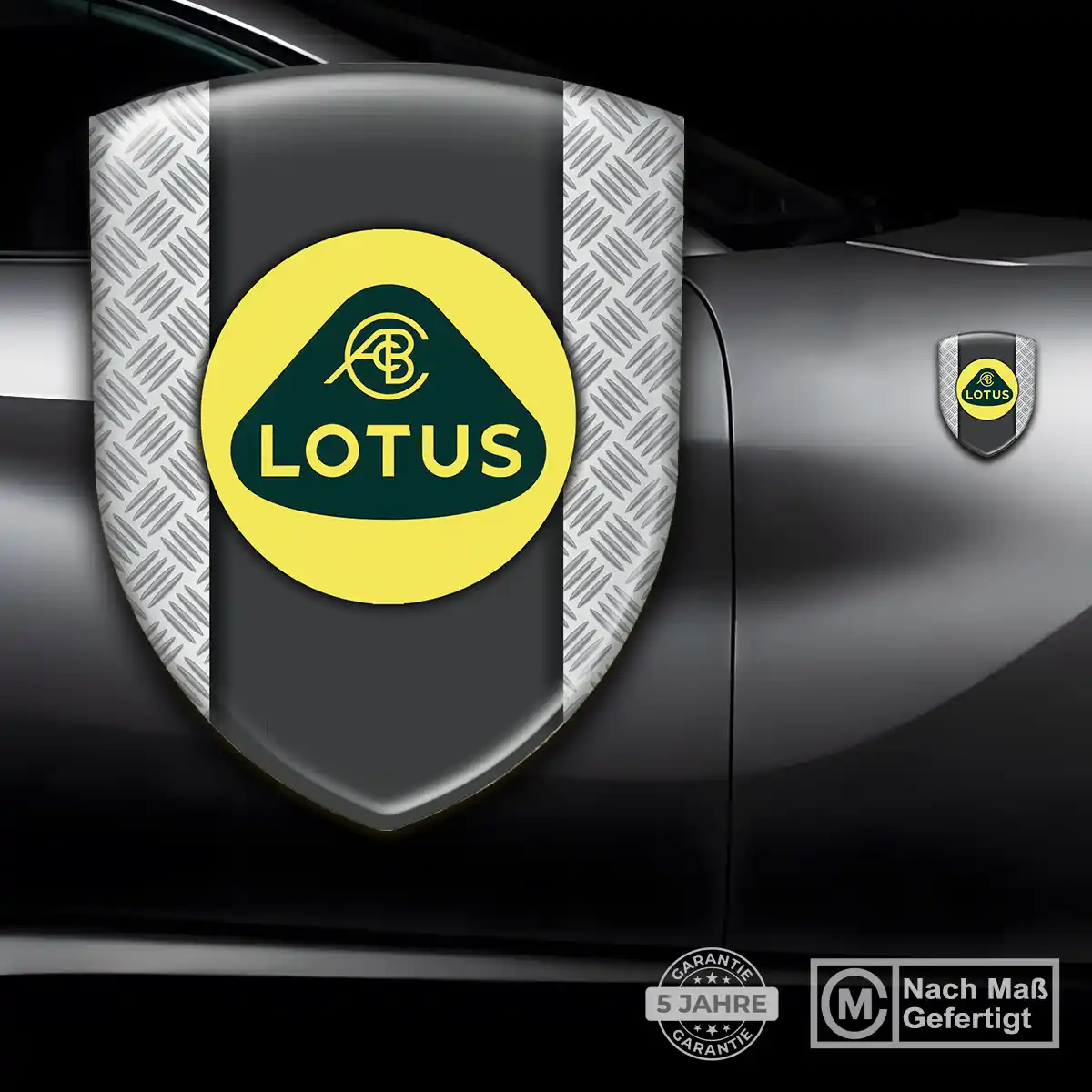Lotus 3D Gel Aufkleber Silikon Edles Design