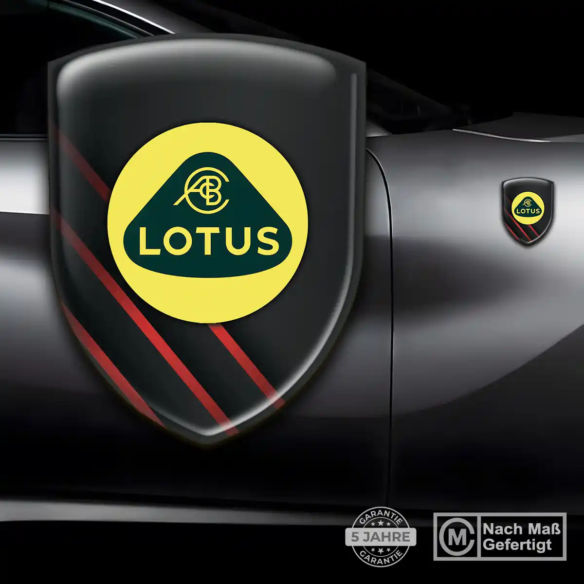 Lotus 3D Gel Aufkleber Silikon Elegantes Design