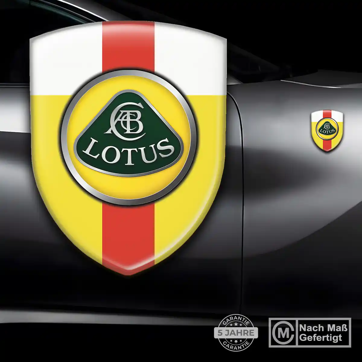 Lotus 3D Gel Aufkleber Silikon Exterieurdesign