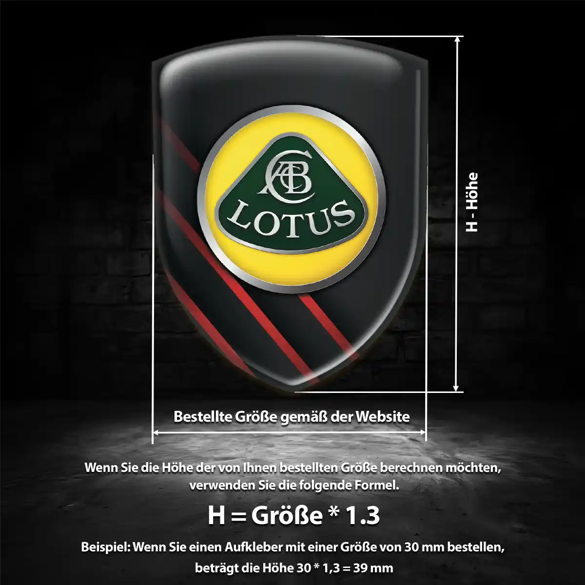 Lotus 3D Gel Aufkleber Silikon Interieurdesign