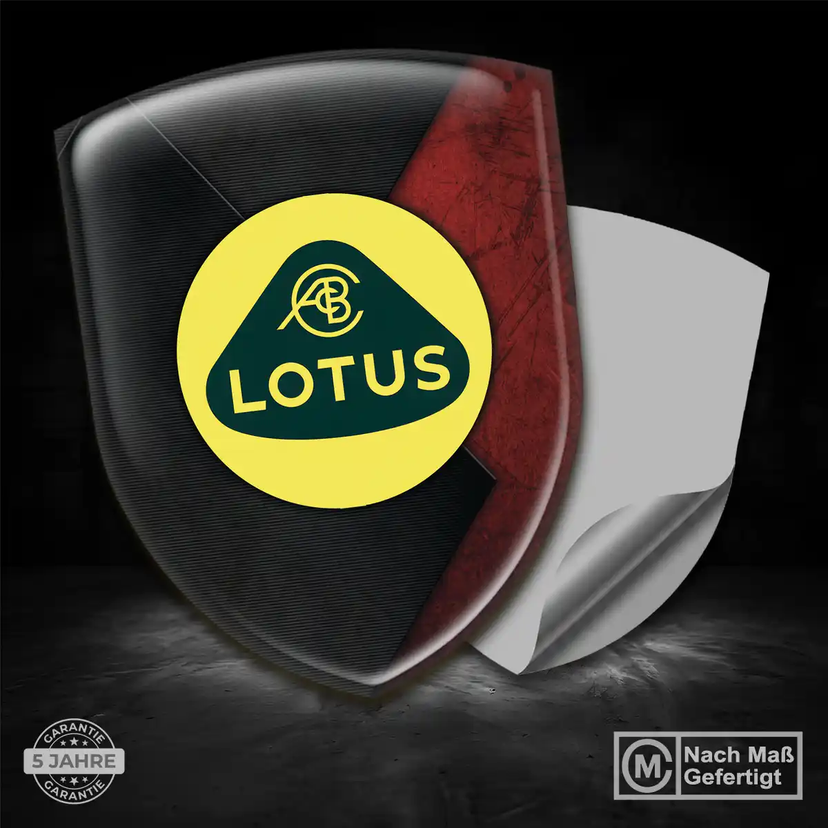 Lotus 3D Gel Aufkleber Silikon Limitierte Auflage