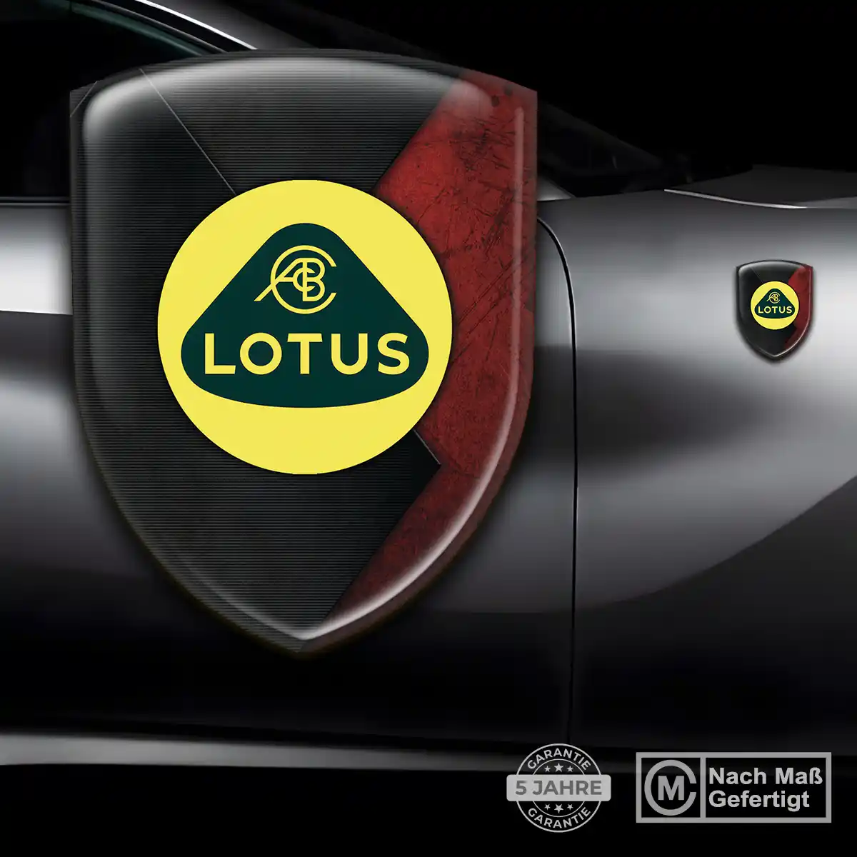 Lotus 3D Gel Aufkleber Silikon Limitierte Auflage