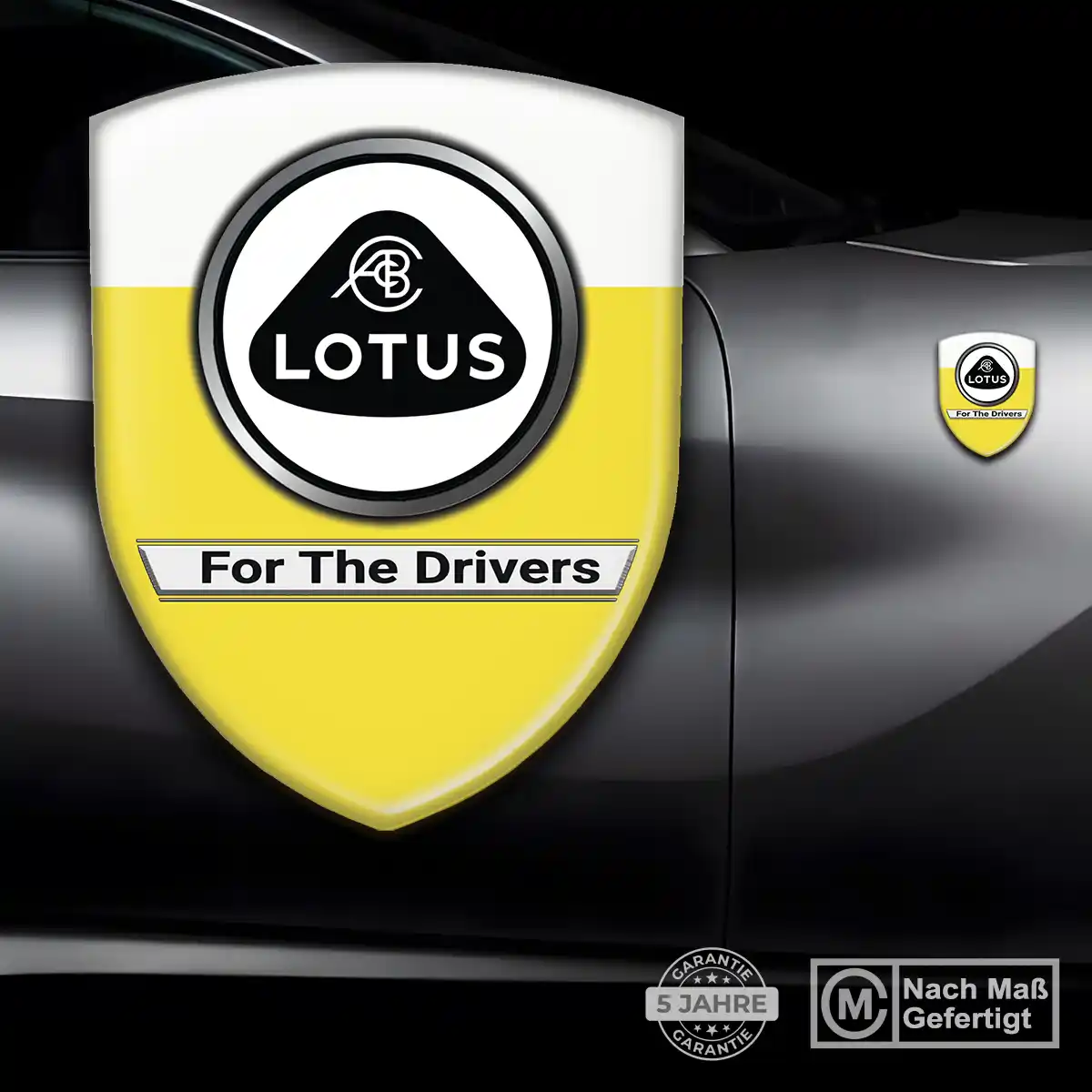 Lotus 3D Gel Aufkleber Silikon Markenedition