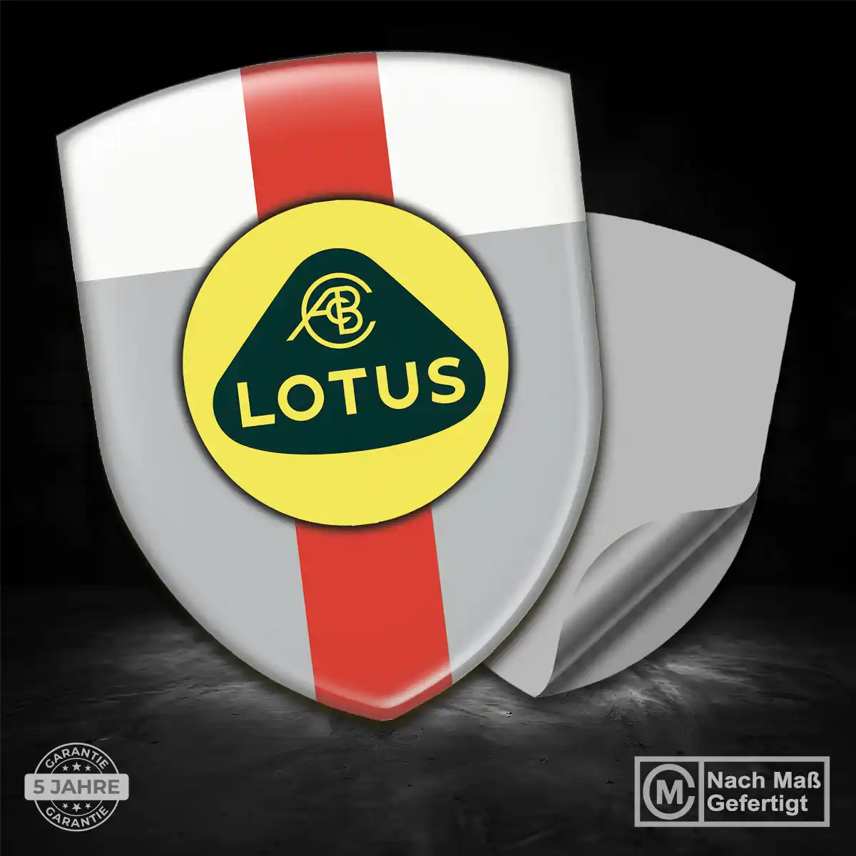 Lotus 3D Gel Aufkleber Silikon Modernes Design