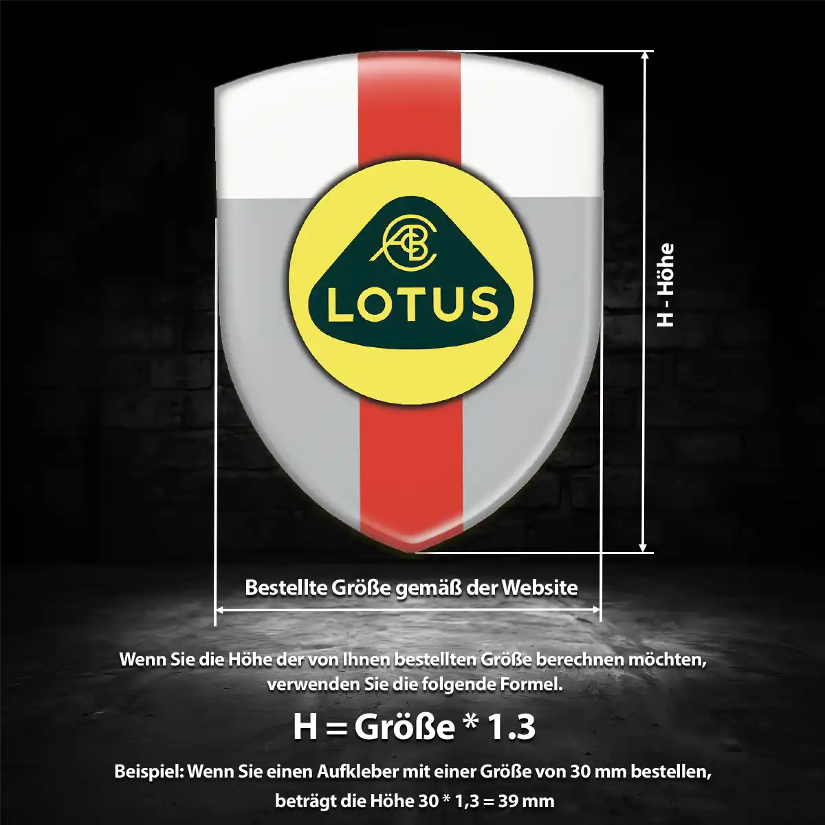 Lotus 3D Gel Aufkleber Silikon Modernes Design