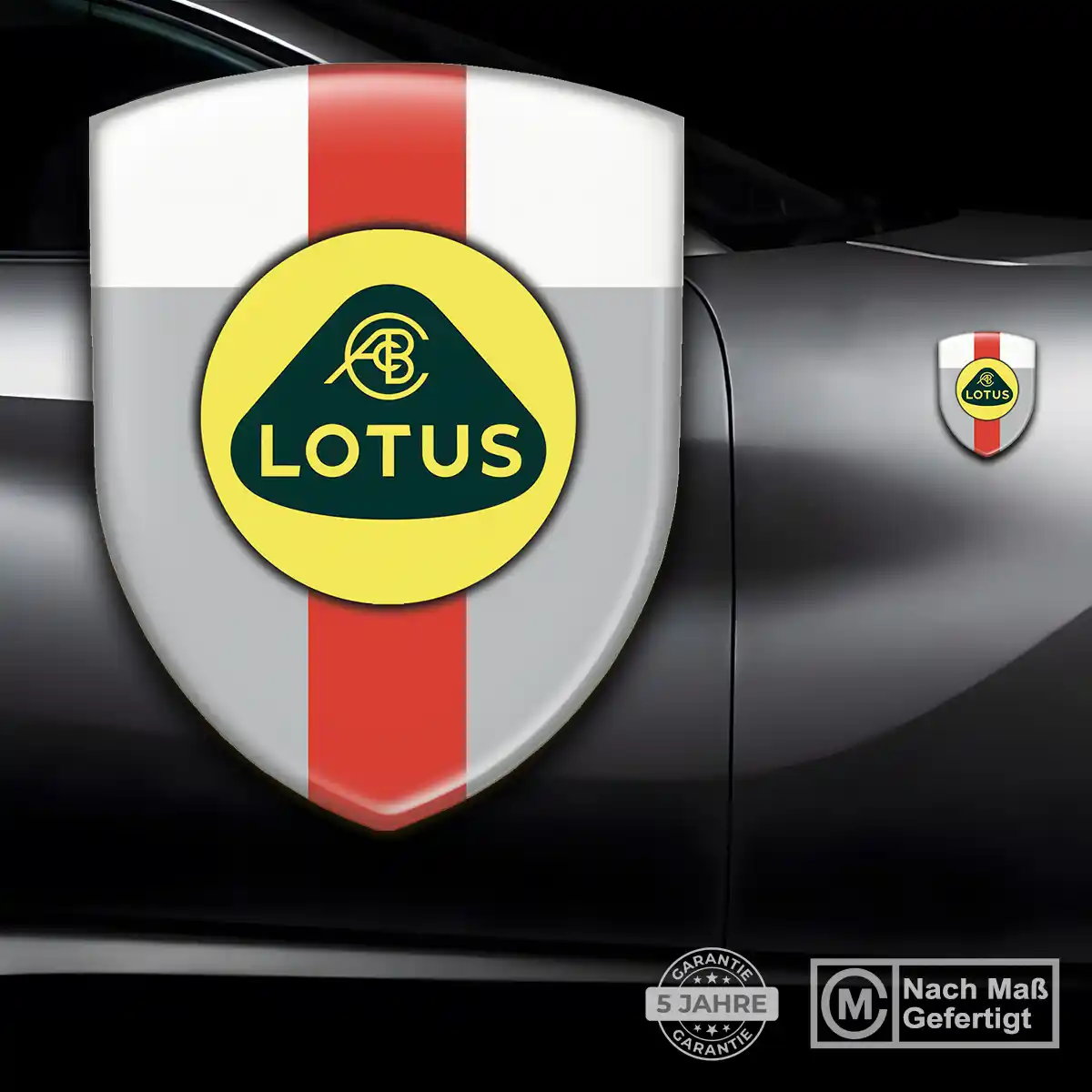Lotus 3D Gel Aufkleber Silikon Modernes Design