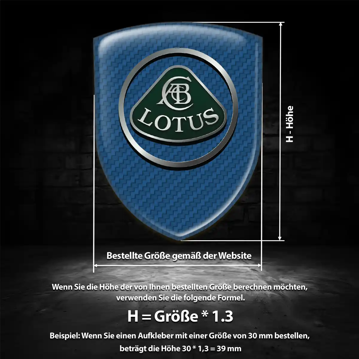 Lotus 3D Gel Aufkleber Silikon Premium-Edition