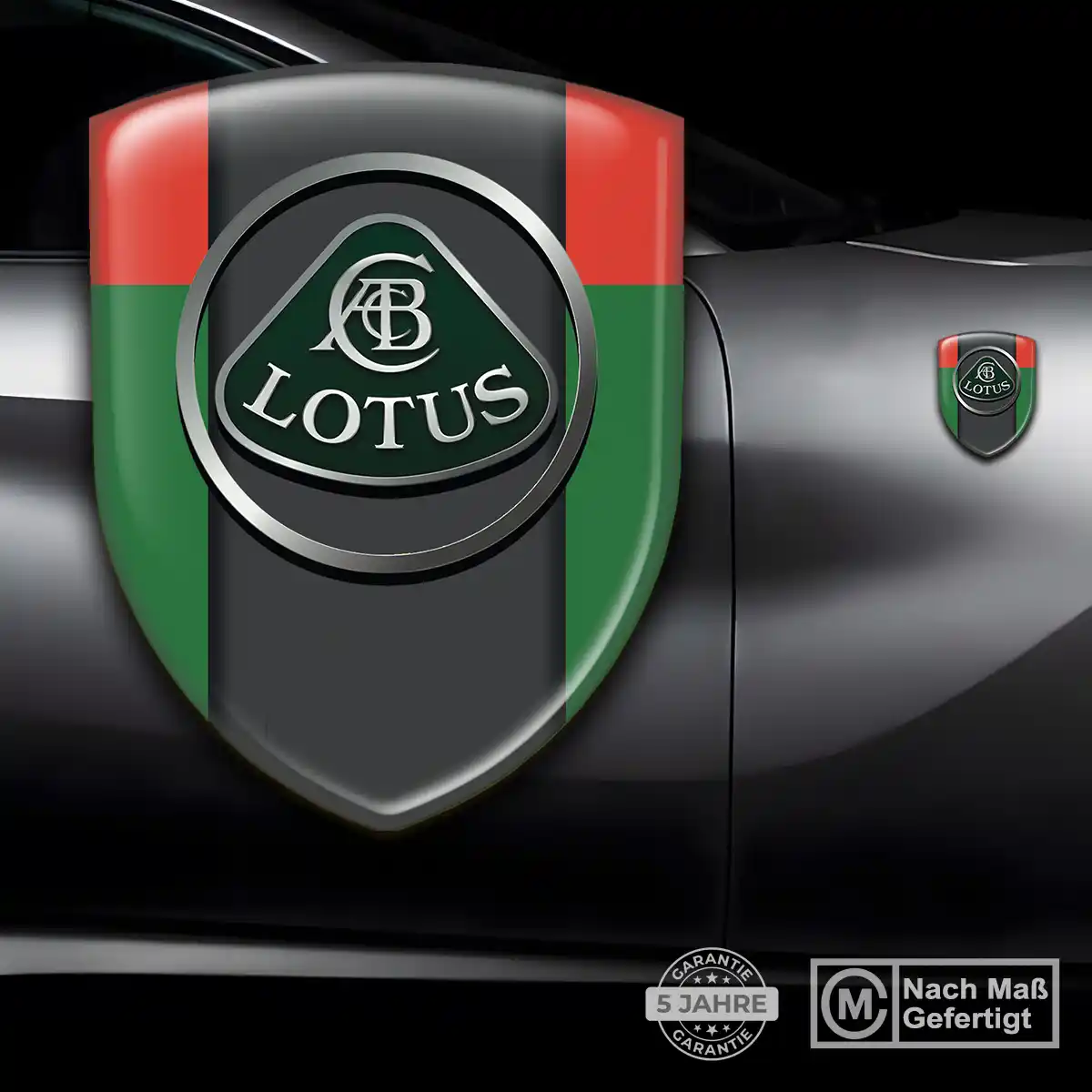 Lotus 3D Gel Aufkleber Silikon Premiumqualität