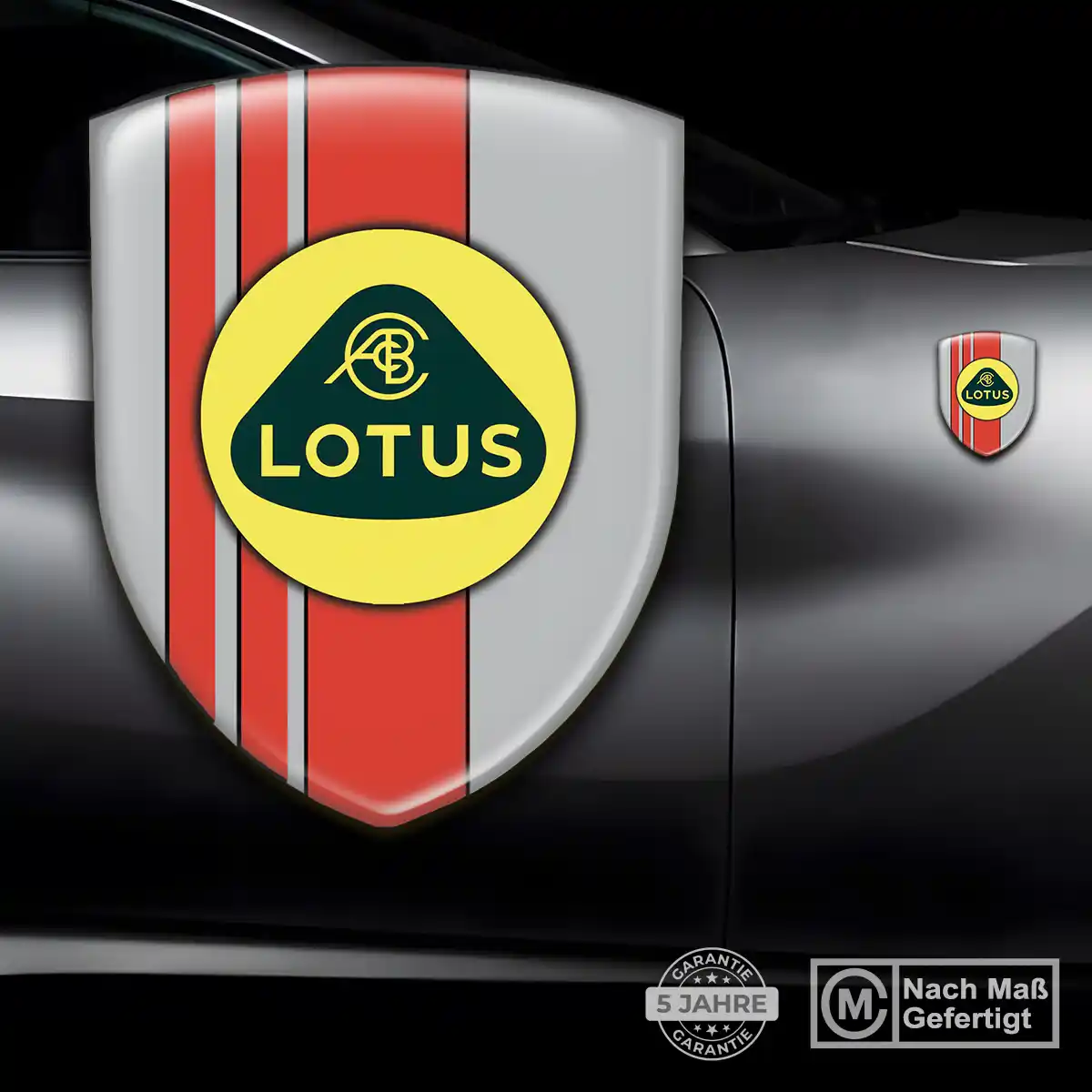 Lotus 3D Gel Aufkleber Silikon Stilvolles Design