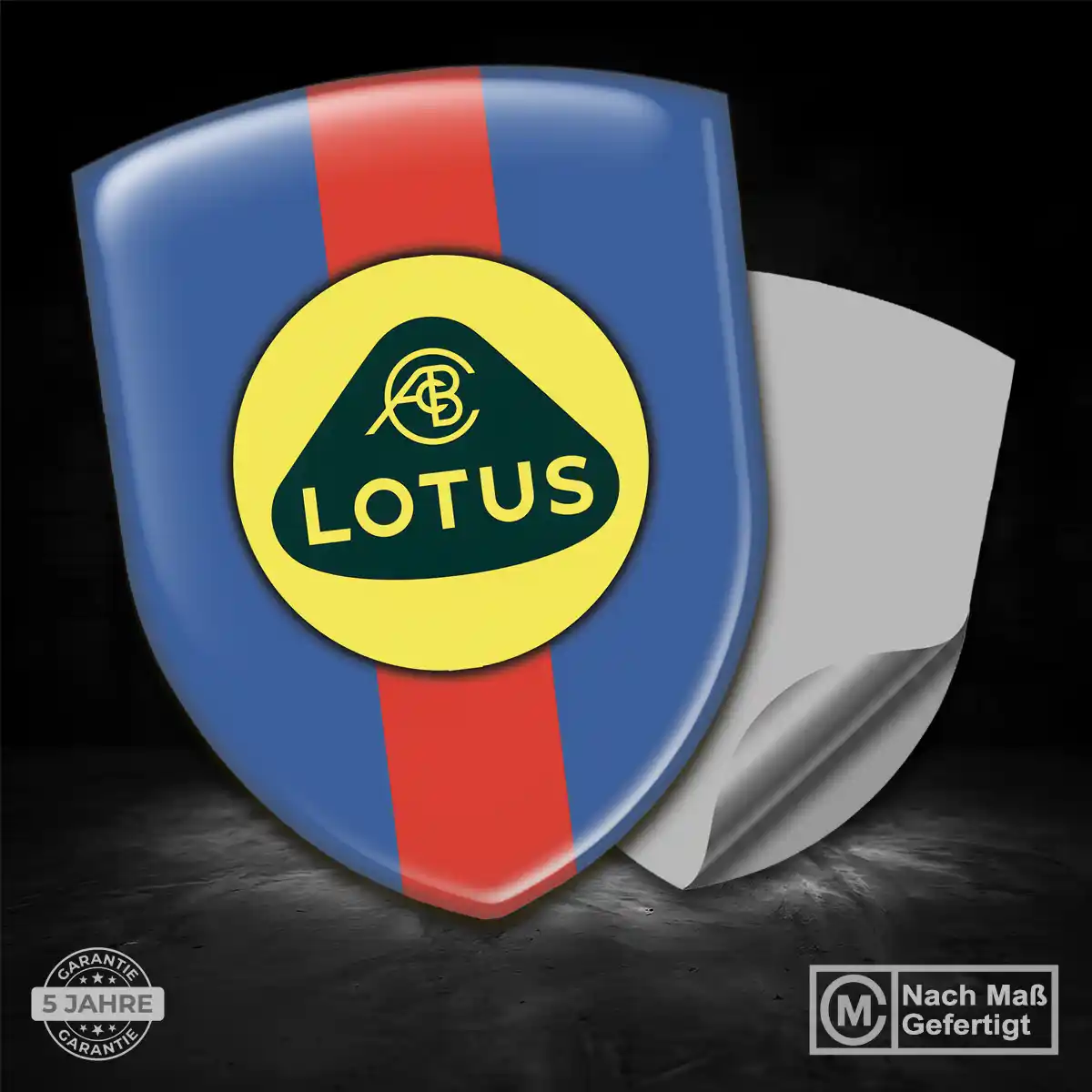 Lotus 3D Gel Aufkleber Silikon Tuningfahrzeug