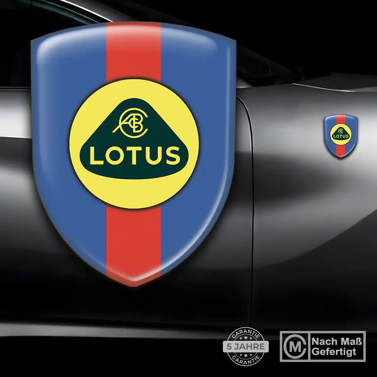 Lotus 3D Gel Aufkleber Silikon Tuningfahrzeug