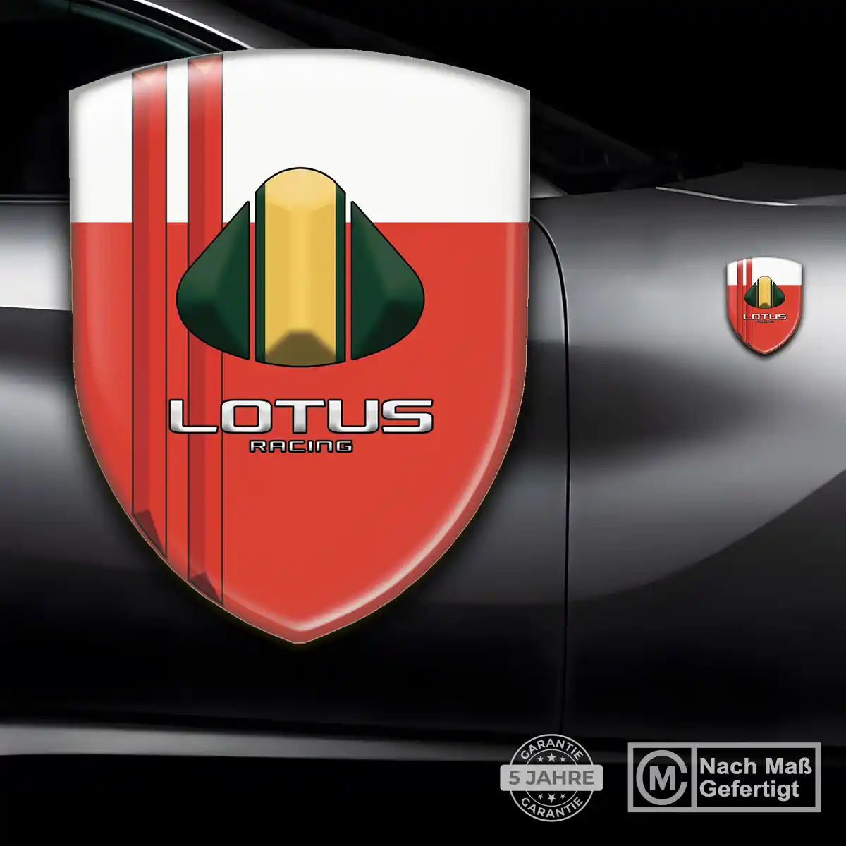 Lotus 3D Gel Aufkleber Stilvolles Design