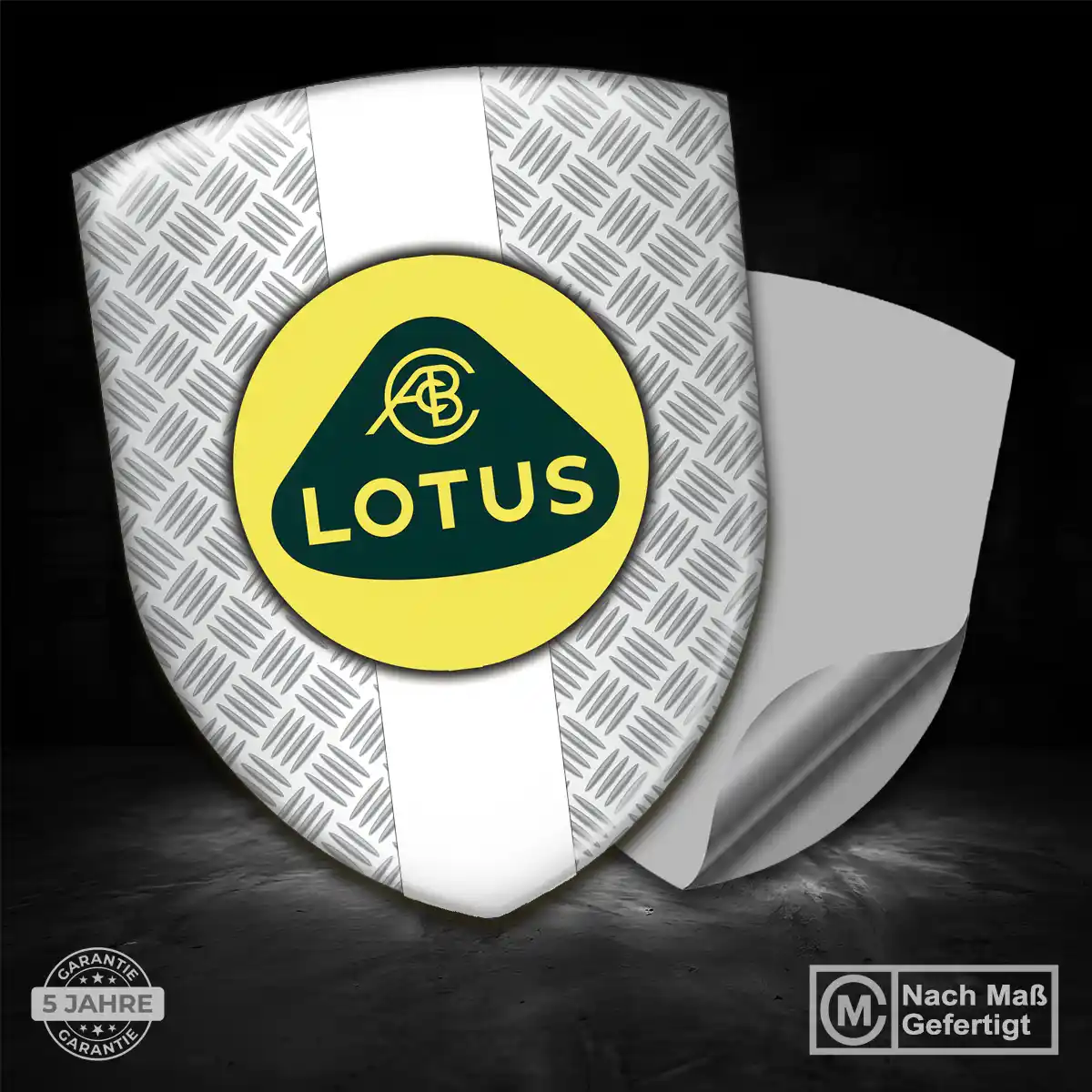 Lotus 3D Gel Aufkleber Wappen Auto Edles Design