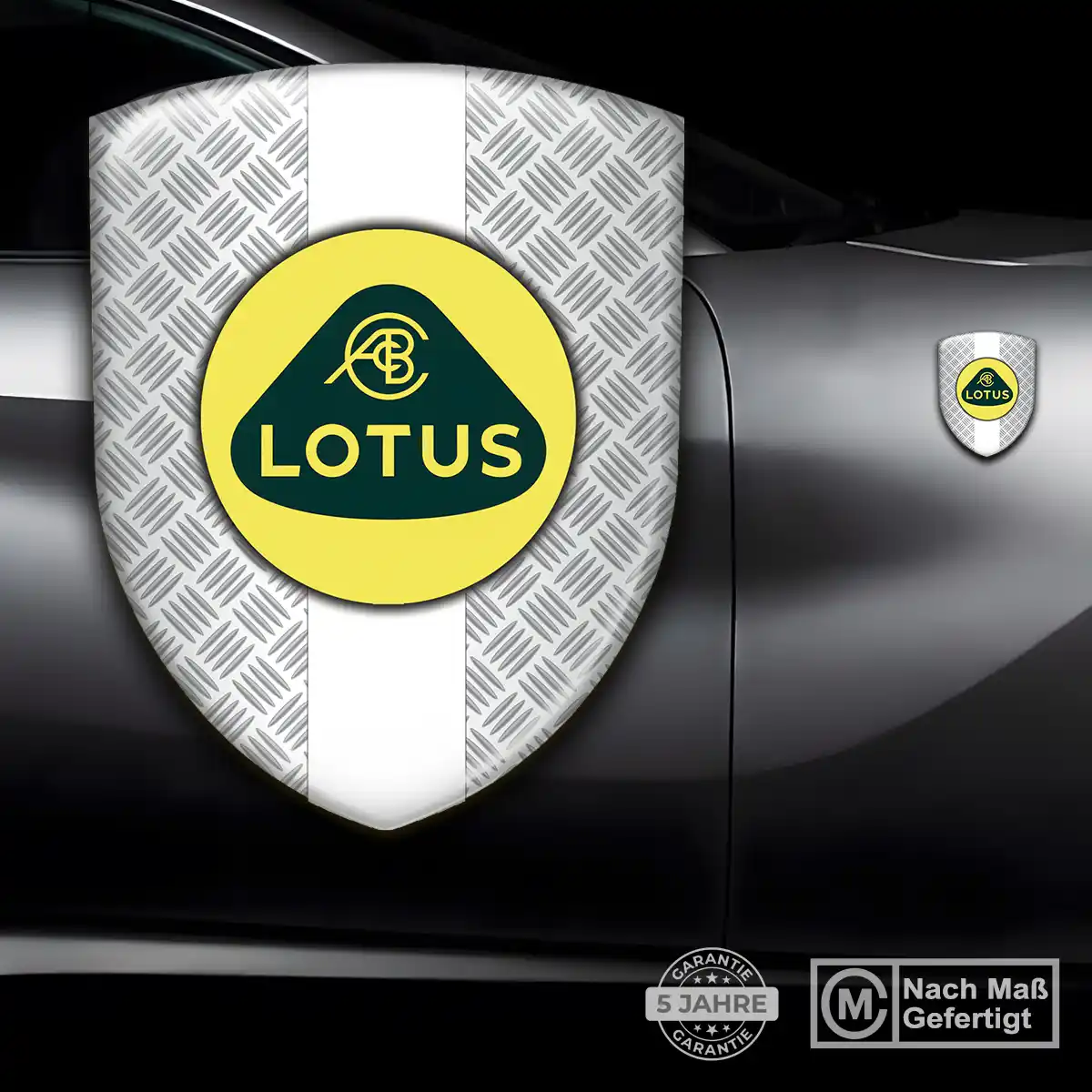 Lotus 3D Gel Aufkleber Wappen Auto Edles Design