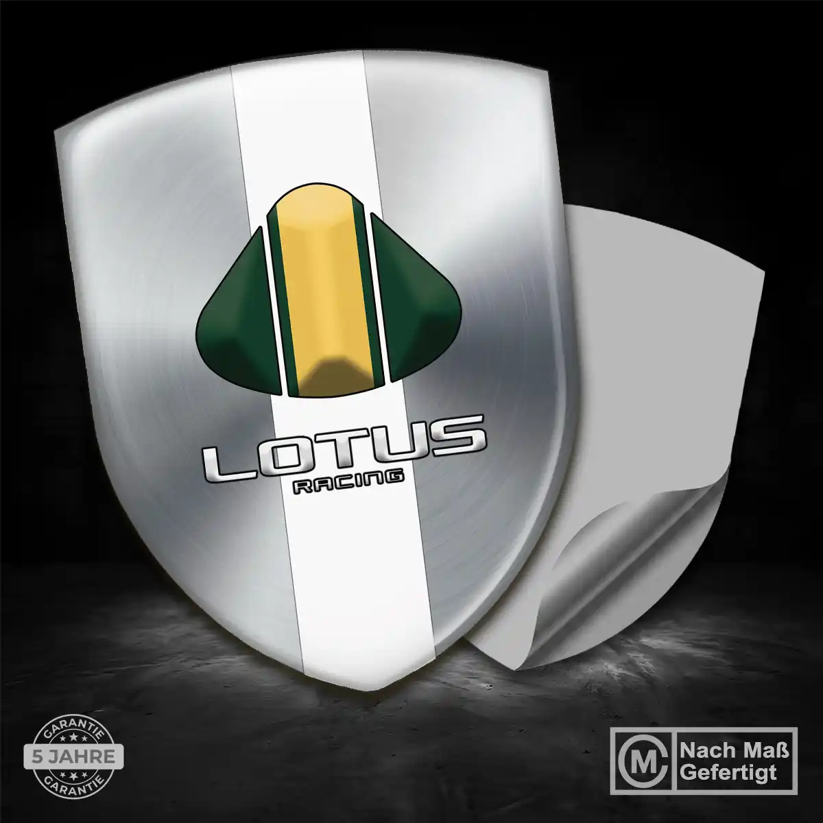 Lotus 3D Gel Aufkleber Wappen Auto Elegantes Design