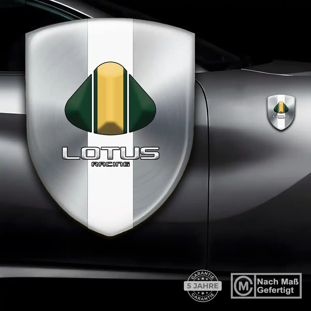 Lotus 3D Gel Aufkleber Wappen Auto Elegantes Design