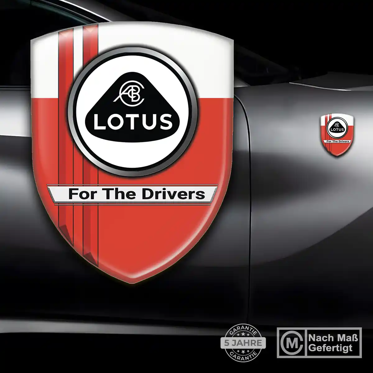 Lotus 3D Gel Aufkleber Wappen Auto Exterieurdesign