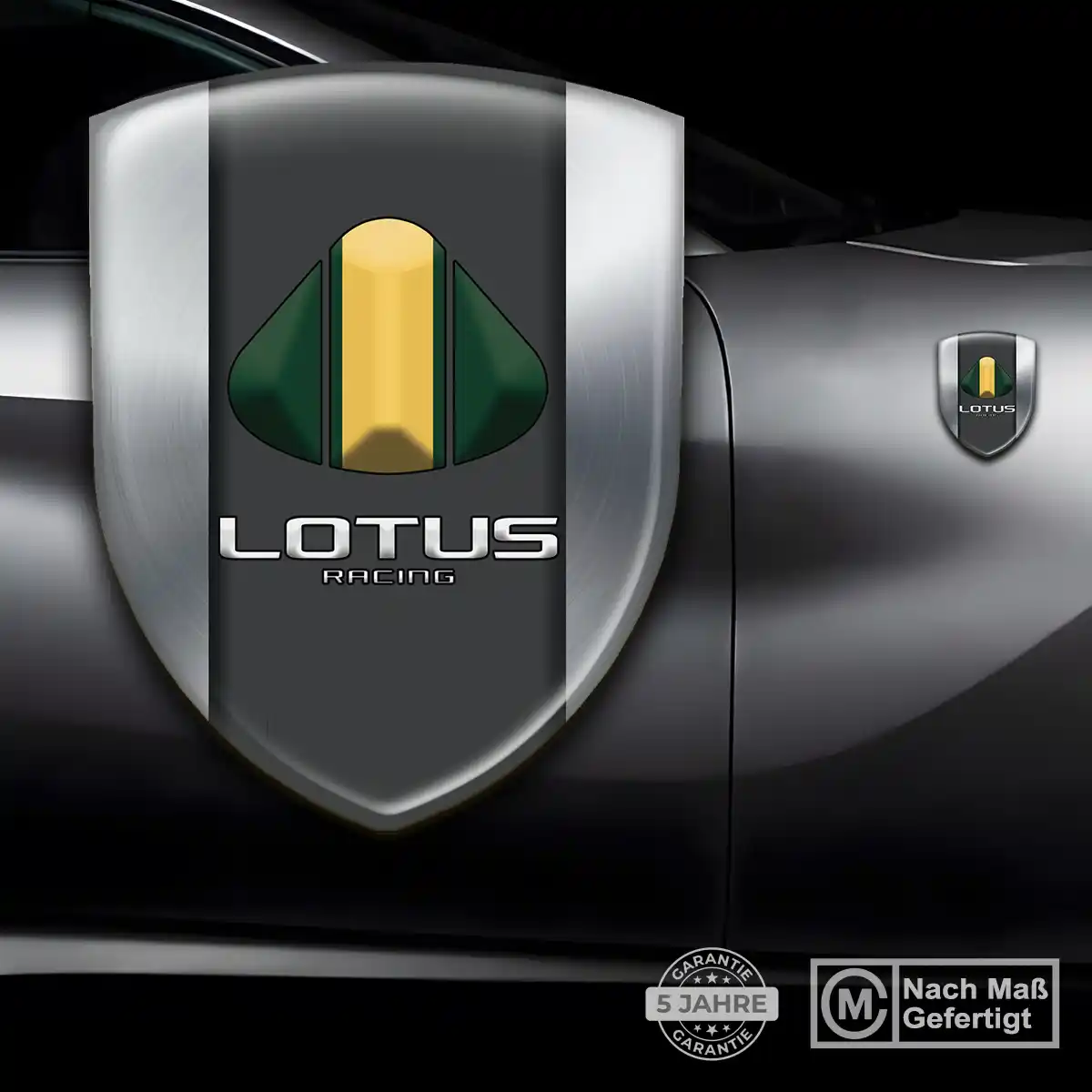 Lotus 3D Gel Aufkleber Wappen Auto Hochwertiges Harz