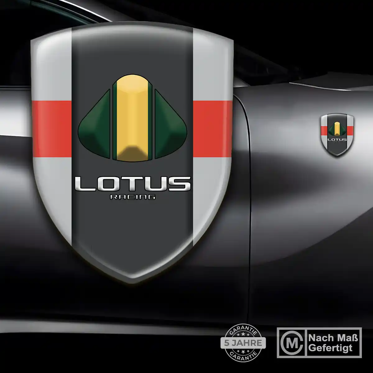 Lotus 3D Gel Aufkleber Wappen Auto Interieurdesign