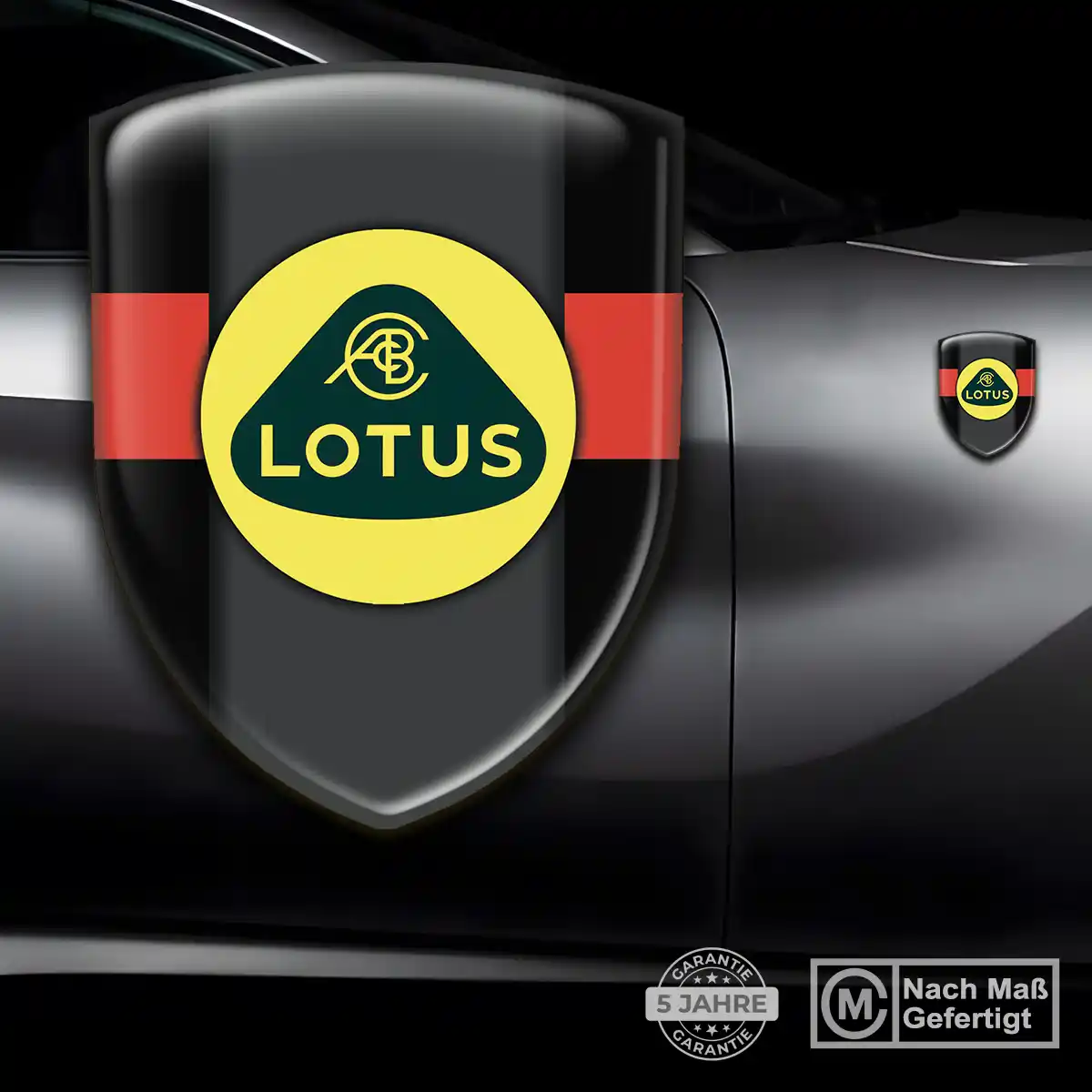 Lotus 3D Gel Aufkleber Wappen Auto Luxus-Edition