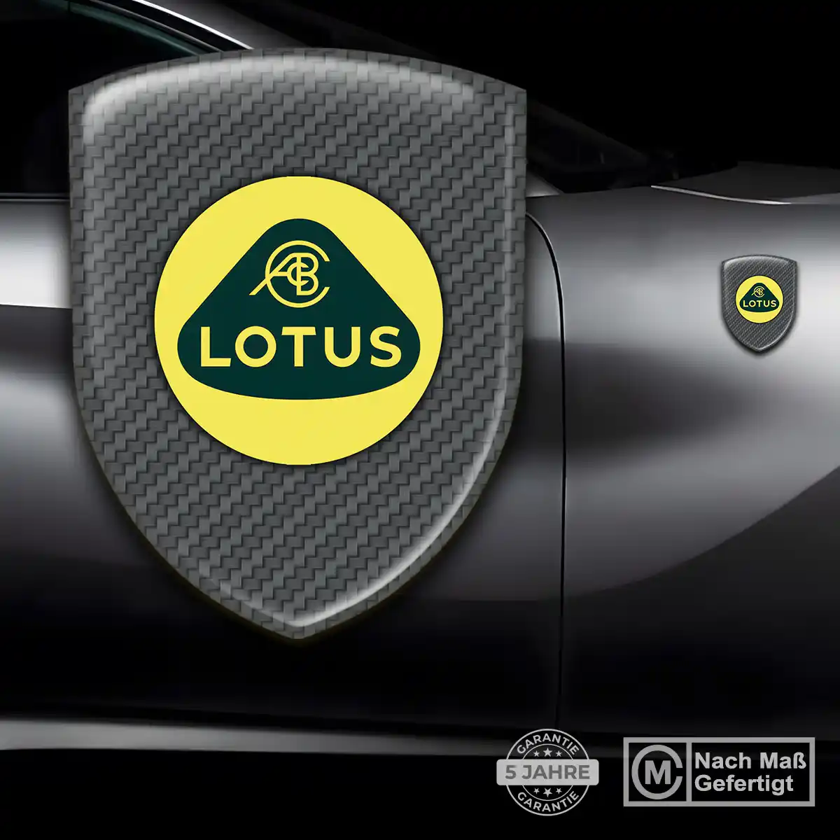 Lotus 3D Gel Aufkleber Wappen Auto Markenedition