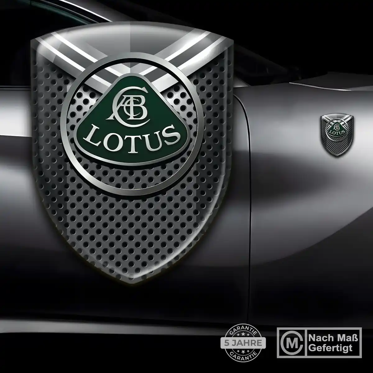 Lotus 3D Gel Aufkleber Wappen Auto Modernes Design