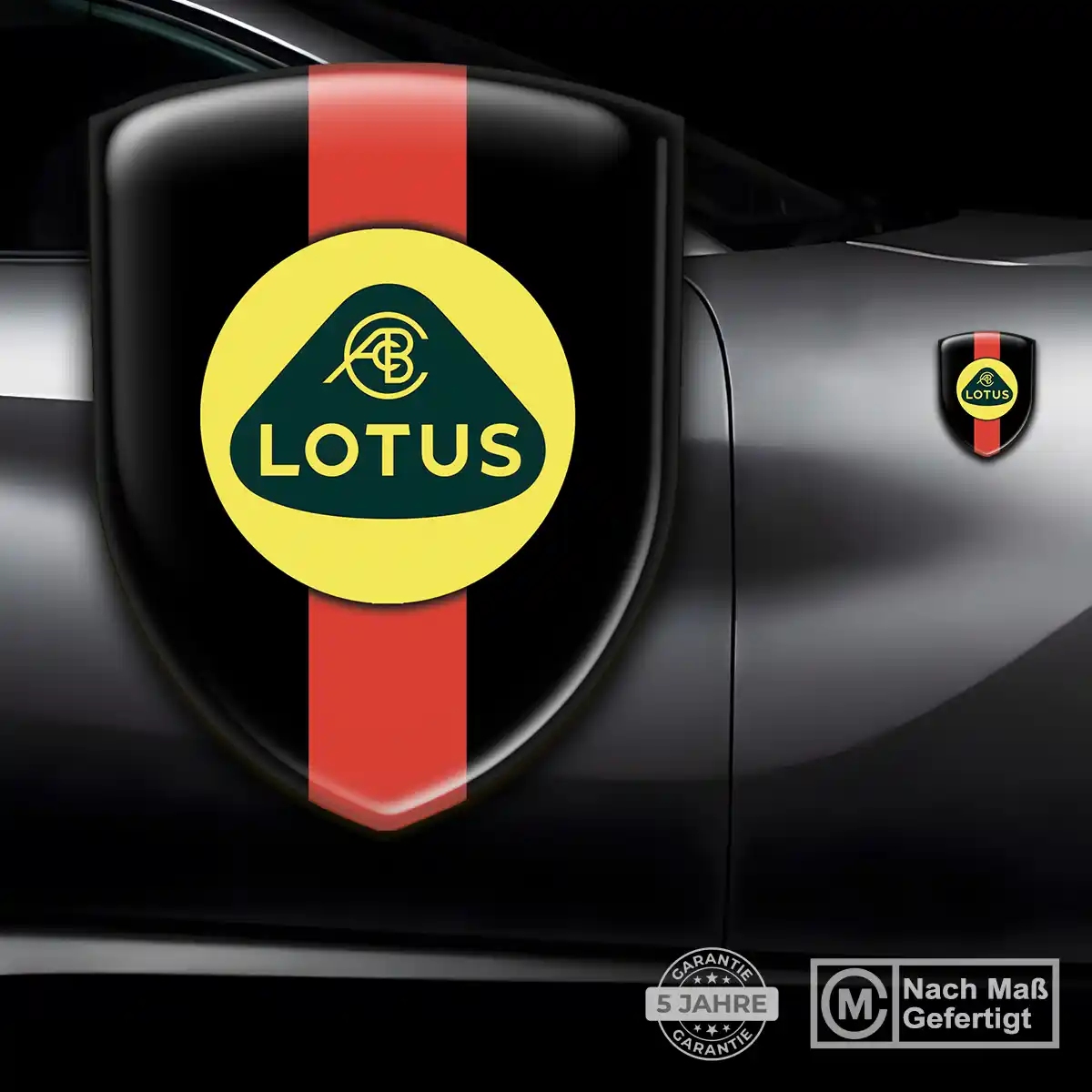 Lotus 3D Gel Aufkleber Wappen Auto Premiumqualität