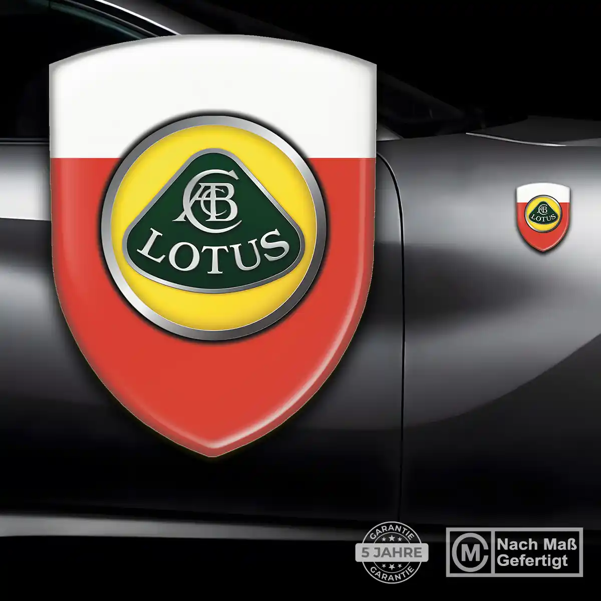 Lotus 3D Gel Aufkleber Wappen Erstklassige Qualität