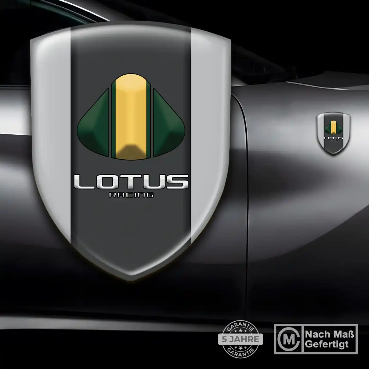 Lotus 3D Gel Aufkleber Wappen Markenedition