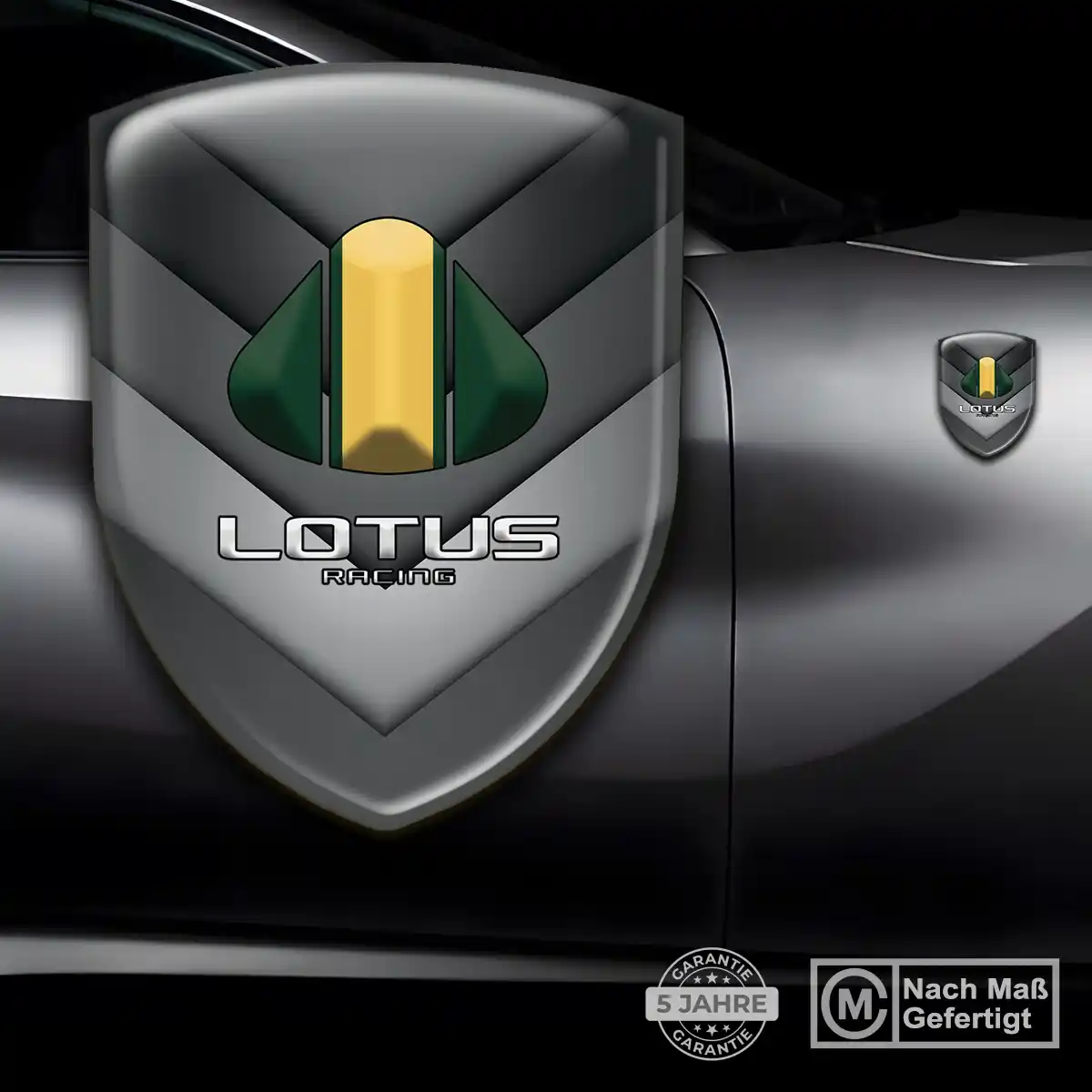 Lotus Aufkleber 3D Gel Emblem Ausdrucksstarkes Design