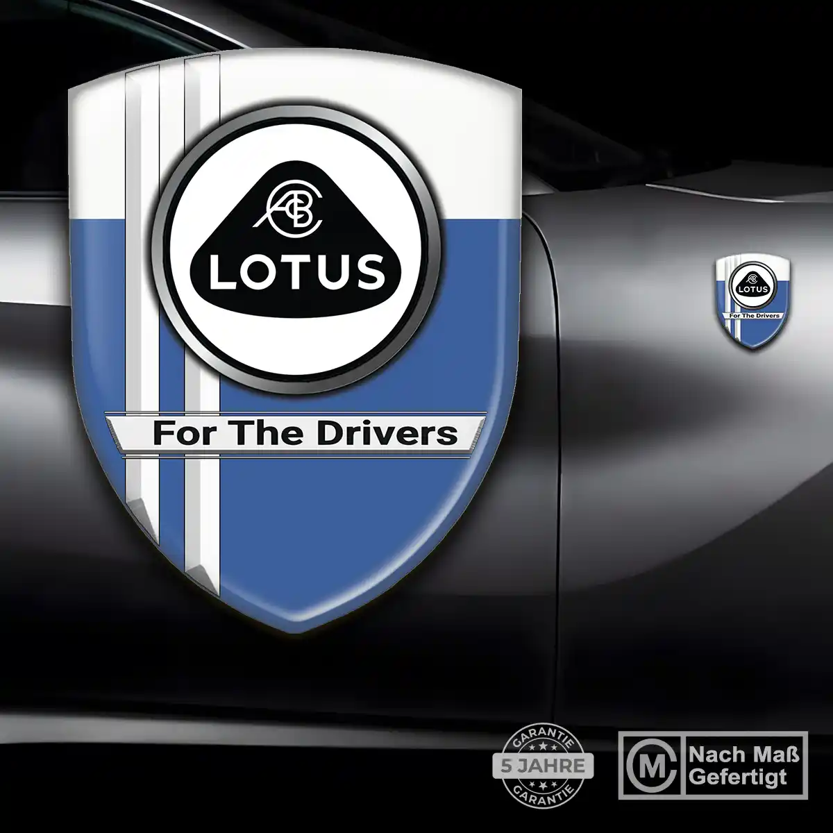 Lotus Aufkleber 3D Gel Emblem Auto Edles Design