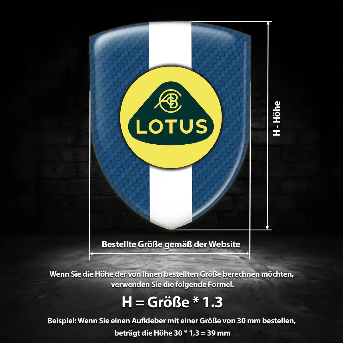 Lotus Aufkleber 3D Gel Emblem Auto Elegantes Design